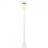 Outsunny 77" Solar Lamp Post Light, Aluminum Outdoor Street Lamp, White|Outsunny Lampe Solaire De 77", Lampadaire D'exterieur En Aluminium Etanche