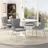 Sophia Modern 5pc Dining Set with table and Chairs,Grey Dining Room Set  | Ensemble de salle a manger moderne Sophia 5 pieces avec table et chaises, gris