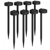 Outsunny 8-pack Solar Garden Lights, Landscape Yard Solar Pathway Lights