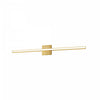 Dainolite Arandel Vanity Light 24w LED Aged Brass White Acrylic Diffuser Lamp|Lumière de coiffeuse Arandel de Dainolite en acrylique blanc qui diffuse la lumière, avec fini laiton vieilli et ampoule à DEL de 24 W