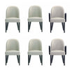 Hillman Modern 6-Piece Dining Chair Set in Light Gray | Ensemble de 6 chaises de salle a manger Hillman Modern en gris clair