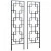 Outsunny 72" Garden Trellis Pack Of 2, For Roses, Vine, Cucumber, Clematis|Outsunny Lot De 2 Treillis De Jardin 72" Pour Roses, Vigne, Clematite