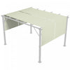 Outsunny 2 Pcs 16 X 4ft Pergola Shade, Uv Protection Pergola Canopy, Khaki|Outsunny Auvent De Pergola, Protection Uv, 2 Pieces 16 X 4 Pieds, Kaki