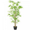 Outsunny Artificial Bamboo Tree, 5ft Fake Decorative Plant in Nursery Pot