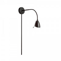 Dainolite Winford Wall Mounted Reading Lamp Matte Black