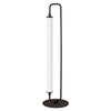 Dainolite Freya 1 Light LED Table Lamp Matte Black White Acrylic