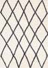 Fairmont White Grey Trellis Rug, 5'3" x 7'7" Indoor Area Rug | Tapis Fairmont treillis blanc gris, 5'3" x 7'7"