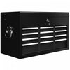 Homcom 6 Drawer 24" Metal Tool Box With Top Case, Ball Bearing Slides|Homcom Boite A Outils En Metal A 6 Tiroirs De 24 Po Avec Boitier Superieur