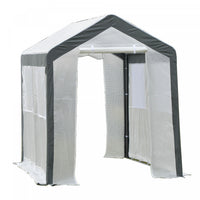 Outsunny 8' X 6' X 7.5' Heavy-duty Walk-in Greenhouse Outdoor Vegetable Plants Growing Warm House Se