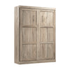 Bestar Pur Queen Murphy 65-Inch Wall Bed - Rustic Brown|Grand lit escamotable mural Pur de Bestar de 65 po - brun rustique