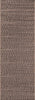Linden Contemporary 2'0" x 10'0" Runner Rug in Brown Indoor Area Rug | Tapis Contemporain Linden 2'0" x 10'0" en brun