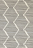 Forte Black White Stripes Area Rug - 2'7" x 4'11"|Carpette Forte noire et blanche à motif de rayures - 2 pi 7 po x 4 pi 11 po