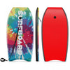 Costway 37" Lightweight Body Board With Eps Core Xpe Deck Hdpe Bottom Crescent Tail Colorful