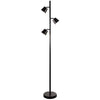 Dainolite Modern 3 Light LED Floor Lamp Matte Black Finish|Lampe à pied Modern de Dainolite avec fini noir mat et 3 ampoules à DEL
