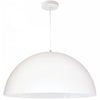 Dainolite Ofelia 1 Light Pendant Large Matte White Lamp|Grand luminaire suspendu Ofelia de Dainolite avec fini blanc mat et 1 ampoule