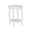 Rainbow Chairside Table - White|Table de fauteuil Rainbow - blanche