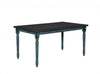Willow Dining Table - Teal|Table de salle à manger Willow - bleu sarcelle