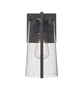 Portofino Collection Outdoor Wall Sconce - Black|Applique murale de la collection Portofino pour l'extérieur - noire