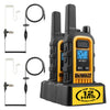 2 Dewalt Dxfrs300 Walkie Talkies Plus Earpieces - 1 Watt, Heavy Duty, 22 Channel Long Range Two Way |2 Dewalt Dxfrs300 Talkies Walkie Plus Earpieces - 1 Watt, Heavy Duty, 22 Channel Long Range Two Way