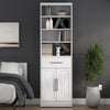 Bestar Key West 25 W Closet Organizer with Drawer & Doors - Pure White Oak|Organisateur de garde-robe Key West de Bestar de 25 po (L) avec tiroir et portes - blanc chêne solide