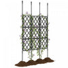 Outsunny Foldable Garden Trellis, Lattice Climbing Support Trellis
