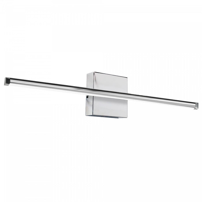 Dainolite Array LED Wall Sconce Horizontal 30w Polished Chrome White Acrylic Diffuser Lamp