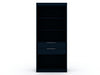 Mulberry Contemporary Modern 36" Wardrobe Closet in Midnight Blue | Armoire contemporaine moderne Mulberry 36" en bleu minuit