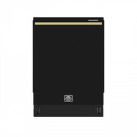 Forno Stella 24 in. Built-in Tall Tub Fingerprint-Resistant Black Dishwasher 44 dBA - FDWBI8010-24BLK