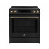 Forno Donatello Espresso 30" Induction Range, Black- FFSIN0905-30BLK | Cuisiniere a induction Donatello Espresso de 30 po, noire – FFSIN0905-30BLK