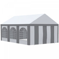 Outsunny 20 X 13ft Party Tent With Sides, 6 Windows And 2 Doors