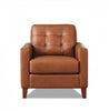 Hydeline Aiden Leather Chair - Brown | Hydeline Aiden Fauteuil en cuir – Brun