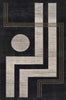 Erisa Contemporary 5'1" x 7'7" Area Rug in Grey Indoor Area Rug | Tapis Contemporain Erisa 5'1" x 7'7" en Gris