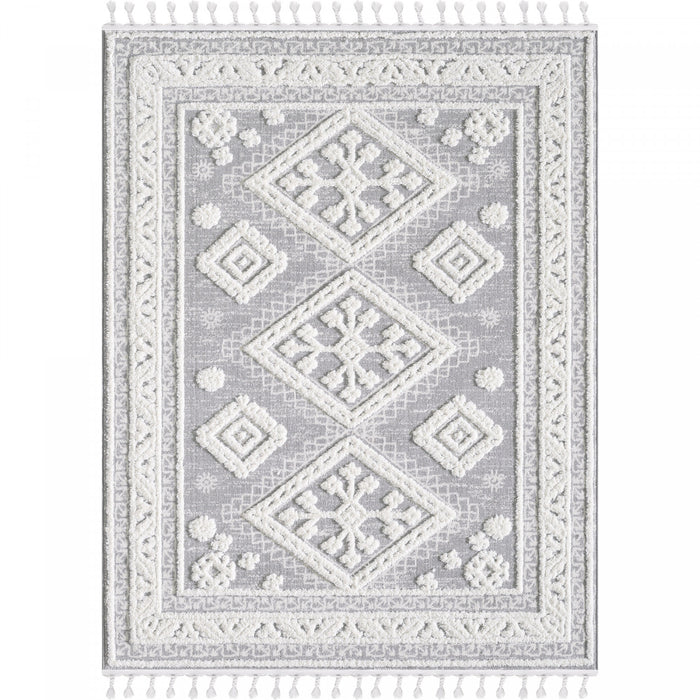 Quinto Westerner Shag Area Rug - 6'3\" x 9'