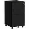 Vinsetto 2-drawer Vertical Filing Cabinet For Letter A4 Legal Size|Vinsetto Classeur Vertical A 2 Tiroirs Pour Lettre A4 Format Legal