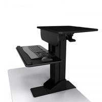 TygerClaw Sit-Stand Desktop Workstation Stand with Desk Clamp