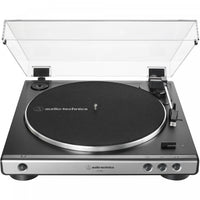 Audio-Technica AT-LP60X Stereo Gun Metal Turntable Music Player