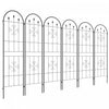 Set Of 6 Garden Trellis Metal Trellis For Climbing Plants Flowers|Lot De 6 Treillis De Jardin En Metal Pour Plantes Grimpantes Et Fleurs