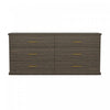 Clifford Traditional Dresser in Walnut (6-Drawer) | Commode traditionnelle Clifford en noyer (6 tiroirs)