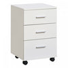 Vinsetto 3 Drawer File Cabinet With Lock And Keys For Home Office|Vinsetto Classeur A 3 Tiroirs Avec Serrure Et Cles Pour Bureau