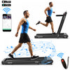 Superfit 4.75hp 2 In 1 Folding Treadmill W/remote App Control