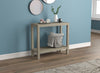 26” Console Table With One Shelf - Dark Taupe | Console de 26 po avec 1 tablette - taupe foncé