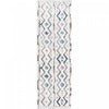 Lola Chevron Shag Area Rug - 2'7" x 8'|Carpette à poil long Lola à motif de chevron - 2 pi 7 po x 8 pi
