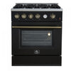 Forno Marco 30-inch Gas Range Black ,4.32 cu.ft - FFSGS6277-30BLK | Cuisiniere a gaz Marco 30 pouces noire, 4,32 pi³ – FFSGS6277-30BLK