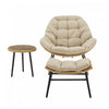 Benson Modern 3-Piece Lounge Chair Set in Cream | Ensemble de salon moderne Benson 3 pieces avec fauteuils, coloris creme