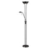 Dainolite Mother & Son Floor Lamp Matte Black Finish|Lampe à pied Mother & Son de Dainolite avec fini noir mat