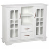 HOMCOM Buffet Cabinet with Drawers, Cupboard, Shelves, Kitchen Sideboard