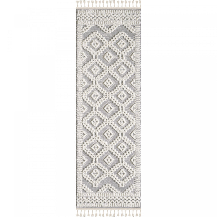 Quinto Moroccan Quatro Shag Area Rug - 2'7\" x 8'