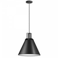 Dainolite Sonus 1 Light Pendant Matte Black Lamp