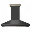 Forno Aria 60 Inch Wall-Mounted Black Range Hood- FRHWM5095-60BLK | Hotte de cuisiniere murale Aria de 60 po en noire inoxydable-FRHWM5095-60BLK