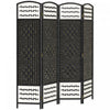 Homcom Folding Room Divider 5.6 Ft Privacy Screen Panel|Homcom Separateur De Piece A 4 Panneaux, Paravent Pliable, 5,6'